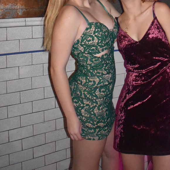 Self Portrait Green Lace “Butterfly Guipure" - Picture 7 of 8